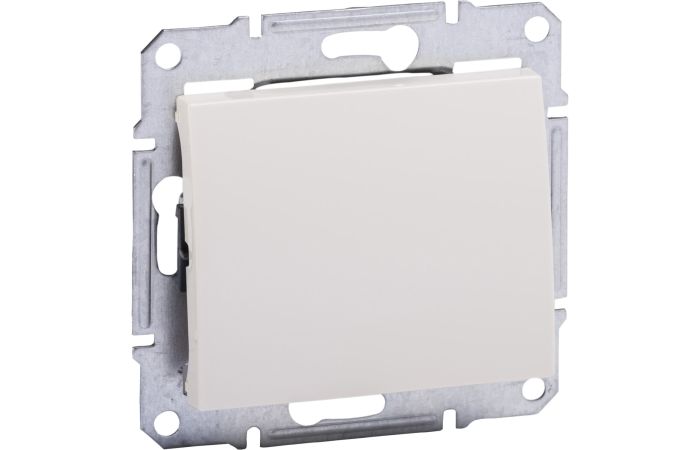 Łącznik jednobiegunowy bez ramki 10AX250V zaciski bezgwintowe kremowy, Asfora | EPH0101423 Schneider Electric