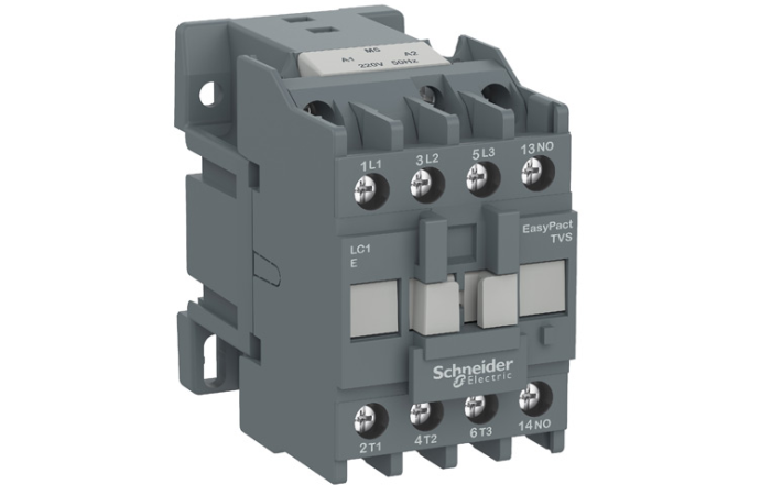 Stycznik mocy TVS Easy TeSys Control 9A 3P 4KW 230V AC 1NO AC-3 zaciski śrubowe | LC1E0910P7 Schneider Electric