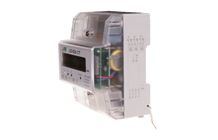 Licznik energii elektrycznej 3-fazowy 6A | LE-02D-CT F&F