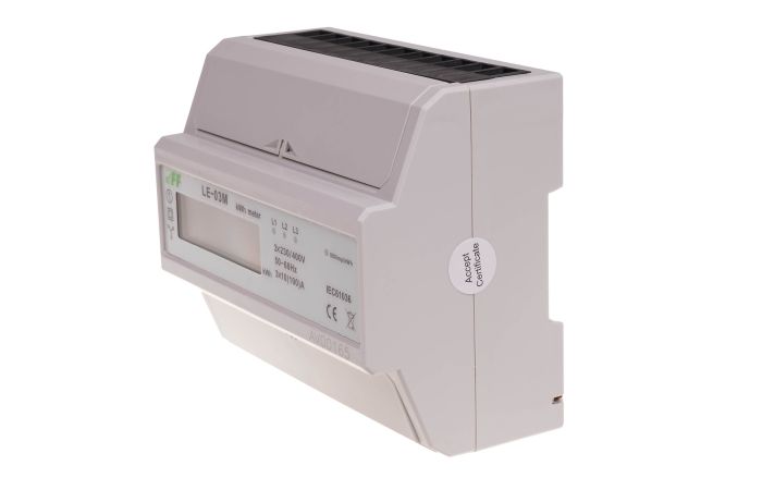 Licznik energii elektrycznej 3-fazowy 80A MID | LE-03M F&F
