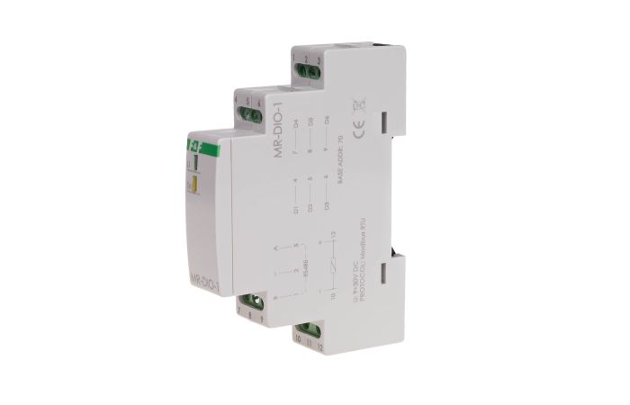 Moduł rozszerzeń wejśść/wyjśść cyfrowych, MODBUS RTU | Max-MR-DIO-1 F&F