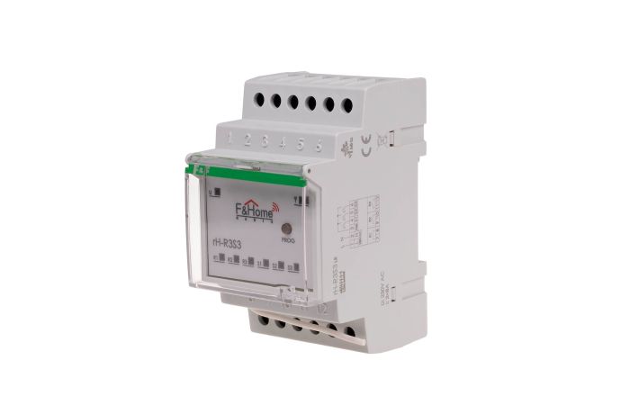 Przekaźnik trzykanałowy z nadajnikiem trzykanałowym na szynę DIN rH-R3S3 | rH-R3S3 F&F