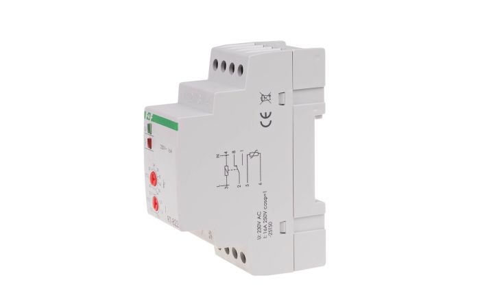Regulator temperatury RT-822 zakres temp. 30-60st.C montaż na szynie DIN styk 1NO/NC 230V AC | RT-822 F&F
