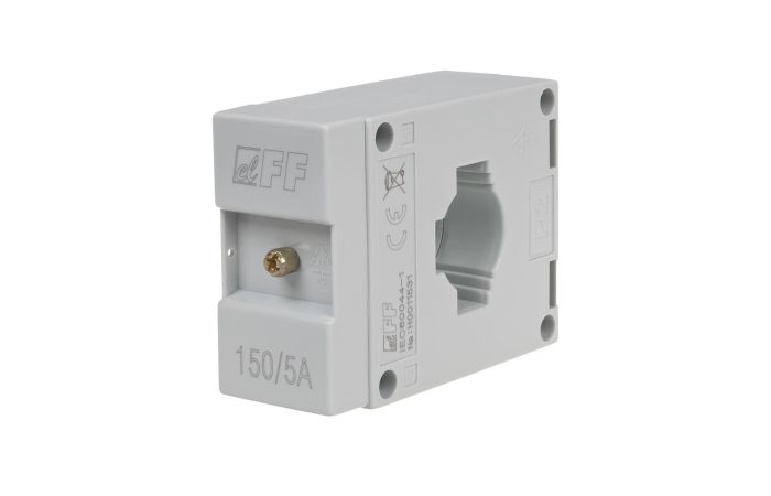 Przekładnik prądowy TI Fi-22mm (30/25/20x10mm), 150/5 A/A, 2.5VA, kl. 0.5, FS5, IP20 | TI-150-5 F&F