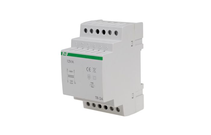 Transformator sieciowy TR-24 zasilanie 230V AC 24V 0,5A | TR-24 F&F