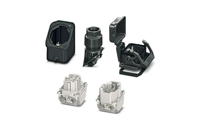 Zestaw łączników wtykowych HC-EVO-B06PT-BWSC-HL-M20-PLRBK | 1407710 Phoenix Contact