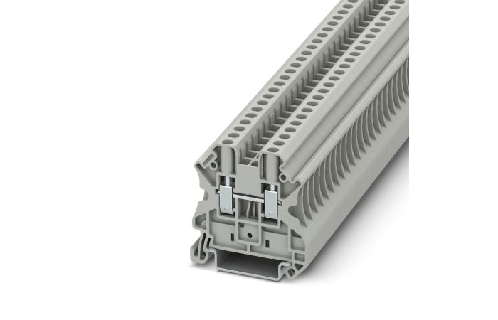 Złączka szynowa przepustowa 2-przewodowa 0,14-6mm2 UT 4, szara (opak.50szt) | 3044102 Phoenix Contact