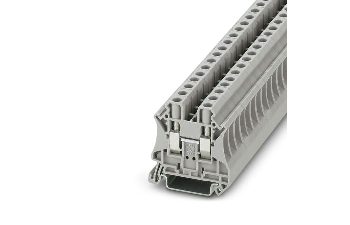 Złączka szynowa przepustowa 2-przewodowa 0,2-10mm2 UT 6, szara (opak.50szt) | 3044131 Phoenix Contact