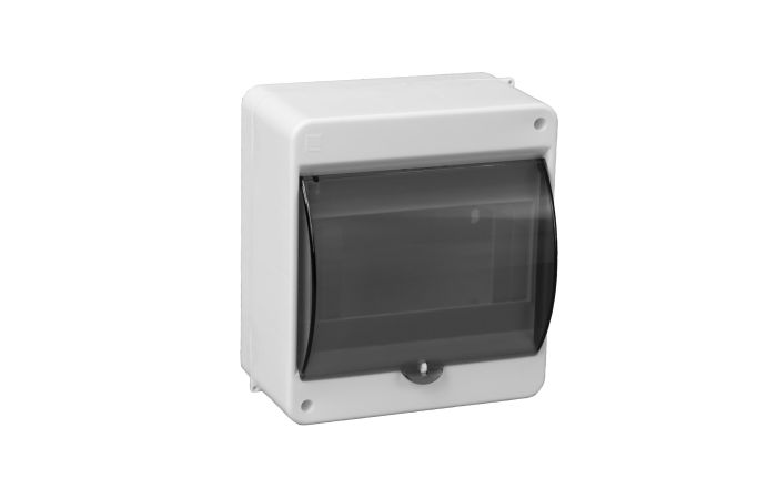 Obudowa n/t S-6 83x130x140mm, 6-modułowa, z szybką dymną, IP40, biała | C.2067 Pawbol