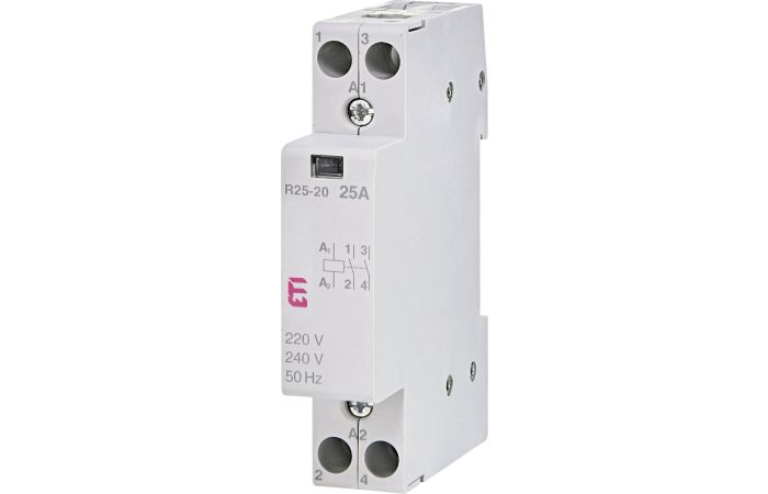 Stycznik modułowy 25A 230V AC 2Z 0R R 25-20 230V | 002463502 Eti