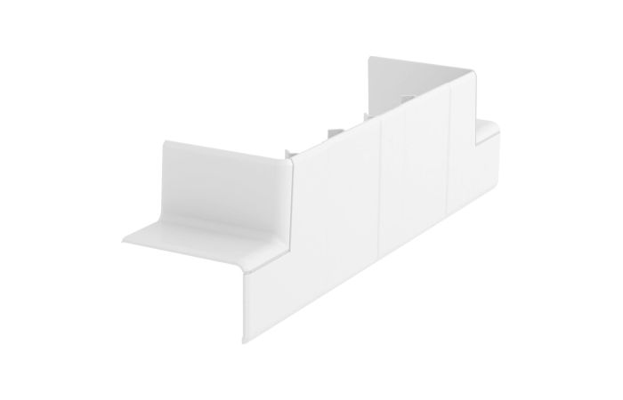 Trójnik do Rapid 45-2 165 225x62x56, PC/ABS, czysta biel, 9010 GK-TR53165RW | 6113480 Obo Bettermann