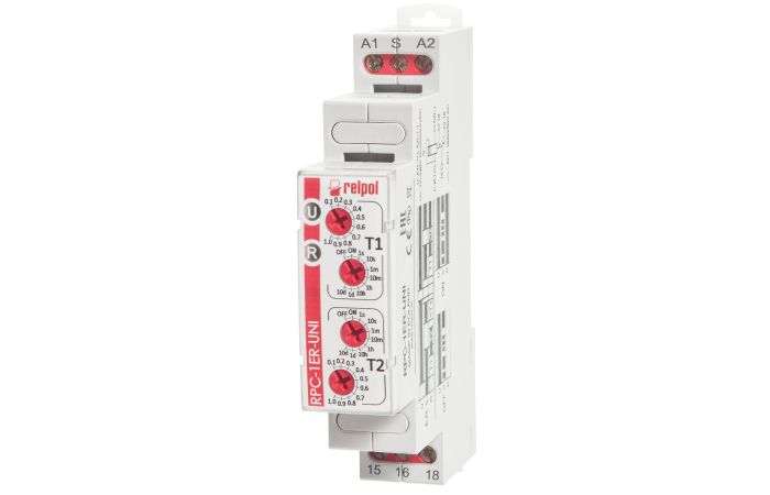 Przekaźnik czasowy wielofunkcyjny 16A, RPC-2MB-UNI | 863184 Relpol