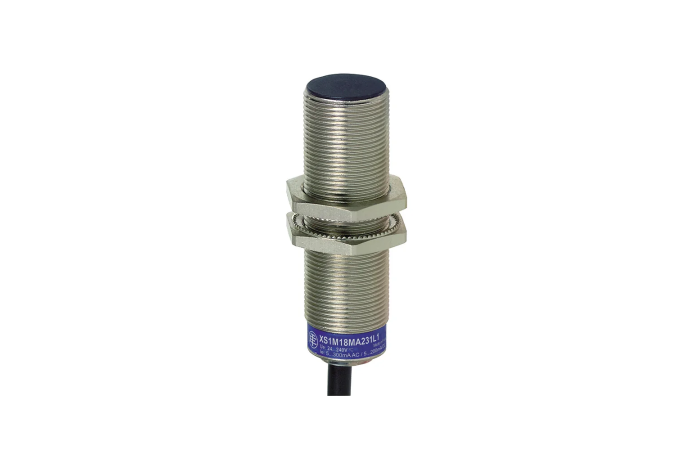 Czujnik indukcyjny XS6 M18 L62mm mosiądz Sn 8mm 12-48VDC kabel 2m, XS6 M18 | XS618B1PAL2 Telemecanique Sensors