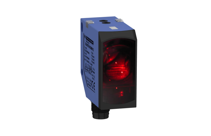Czujnik fotoelektryczny z wyjściem PNP lub NPN 1NO/1NC 12-24VDC, konektor M12 | XUK9TAH2MM12 Telemecanique Sensors