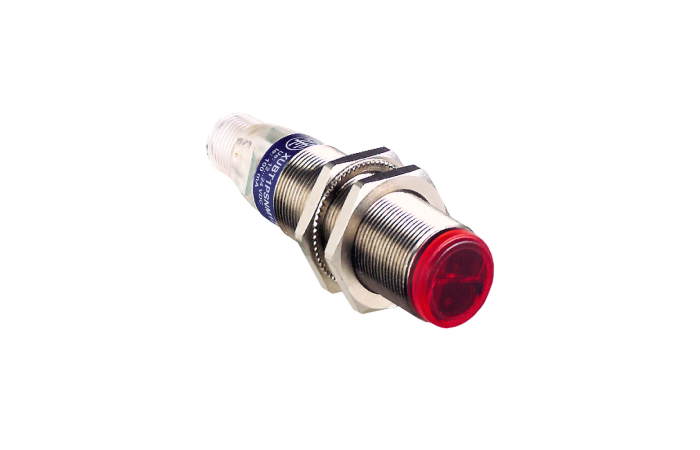 Czujnik fotoelektryczny M18 z wyjściem PNP 1NO/1NC 12-24V DC, konektor M12 | XUBTSPSNM12 Telemecanique Sensors