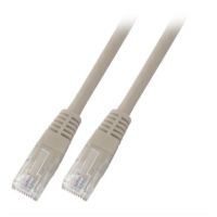 Patchcord RJ45 U/UTP kat. 5e PVC CCA szary 5m | K8456.5 securityNET