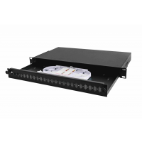 Panel 19" 1U 24xSC sx, 1x kaseta SC-FL-01 | P1-S240000-NEW C C Partners