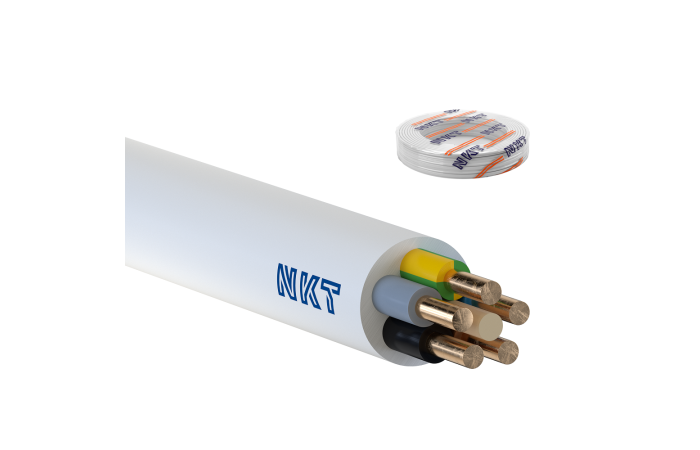 Przewód instalacyjny YDY żo 5x6,0 450/750V /100m/ KRĄŻEK | 172170006C0100 Nkt