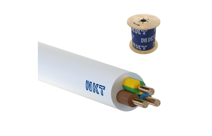 Przewód instalacyjny YDY żo 3x2,5 450/750V /500m/ SZPULA | 172171006S0500 Nkt