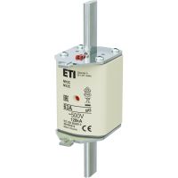 Wkładka bezpiecznikowa (topikowa) NH2C 63A gG 500V zwłoczna | 004185212 Eti