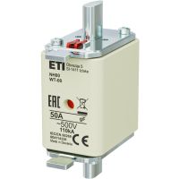 Wkładka bezpiecznikowa (topikowa) NH00 50A gF 500V szybka | 004114336 Eti