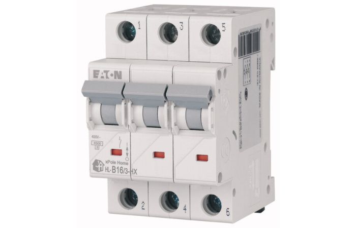 Wyłącznik nadprądowy 3P B 16A 6kA AC, HN-B16/3 | 194881 Eaton