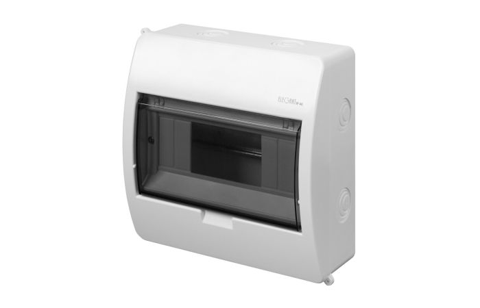 Rozdzielnica n/t RN 1/8 (N+PE) IP40 drzwi transparentne, Elegant | 2402-01 Elektro-Plast Nasielsk