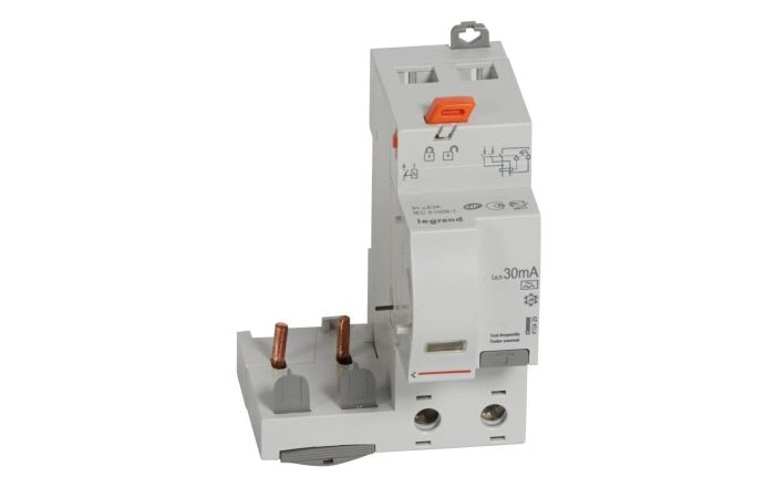 Blok różnicowo-prądowy PR 302 2P 63A 30mA typ A serii DX3 | 410429 Legrand