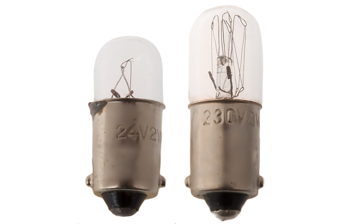 Żarówka sygnalizacyjna, dźwiękowa, BA9S, 230V | BA9S\230V Spamel