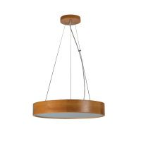 Plafon drewniany wisząca JASMIN C 470-G/O okrągła 47cm złoty dąb 3XE27 | 36501 Kanlux