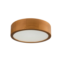 Plafon drewniany JASMIN 270-G/O okrągła 27cm złoty dąb 1XE27 | 36440 Kanlux