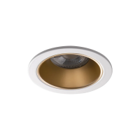 Oczko sufitowe GLOZO DSO G/W okrągły stop aluminium kolor złoty/1XGx5,3/GU10 | 36220 Kanlux