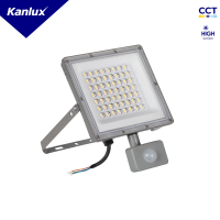 Naświetlacz LED ACETE 50W CCT SE GR 3000/4000/6500K 4300/5400/4850lm IP44 szary | 38498 Kanlux