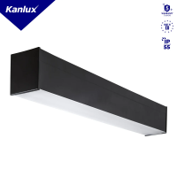 Oprawa ALIN LED natynkowo/elewacyjna AL55-LH-NW-MAT-B-NT 4000K 7050lm IP55 czarny 5 lat Gwar. | 38975 Kanlux