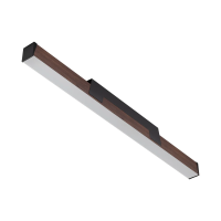 Oprawa VERTILES LED natynkowa VR-MS-NW-MAT-BRW-NT 4000K 2350lm IP20 brązowe drewno | 39624 Kanlux