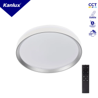 Plafon LED LIXAN CCTDIM W/SR 3000-6500K max 4100 (4000K)lm IP20 biały/srebrny 5 lat Gwar. | 46280 Kanlux
