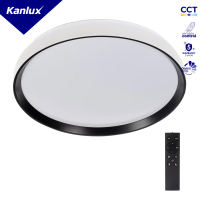 Plafon LED LIXAN XL CCTDIM W/B 3000-6500K max 6500 (4000K)lm IP20 biały/czarny 5 lat Gwar. | 46283 Kanlux