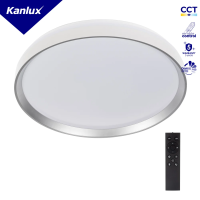 Plafon LED LIXAN XL CCTDIM W/SR 3000-6500K max 6700 (4000K)lm IP20 biały/srebrny 5 lat Gwar. | 46282 Kanlux