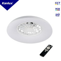 Plafon LED PLAVE PAN48 CCT+RGB W 3000/4000/6500K (WW)/1400 (NW)/1200 (CW)lm IP20 | 46370 Kanlux