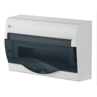 Rozdzielnica n/t RN 1x14+2 PE+N IP40 drzwi dymne 350x225x116 mm GREEN BOX | 2354-01 Elektro-Plast Nasielsk