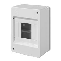 Obudowa n/t S-4 1/4 moduły, listwy przyłączeniowe PE+N, IP20, MINI, biała | 2304-10 Elektro-Plast Nasielsk