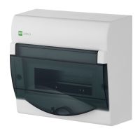 Rozdzielnica n/t RN 1x8+2 PE+N, IP40, drzwi transparentne dymne, 245x225x116mm GREEN BOX | 2352-01 Elektro-Plast Nasielsk