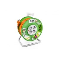 Przedłużacz bębnowy STANDARD LINE, 4x2p+Z, IP20, 16A H05VV-F 3x1,5, 50m, pomarańczowy | W-97048 Plastrol