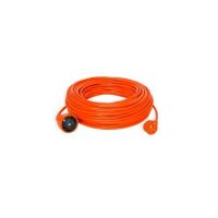 Przedłużacz jednogniazdowy, IP20, 10A H03VV 2x1, 25m, pomarańczowy PO-ST/25M/2X1/OMY | W-01529 Plastrol