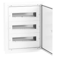 Rozdzielnica modułowa p/t DARP 48S Quiteline  3x16 drzwi aluminiowe IP54 520x420x90mm biała | 9.316 Elektro-Plast Opatówek