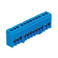 Listwa zaciskowa neutralna IP20 N12H kolor niebieski 12x16mm2 MAD1012N15 | MAD1012N15 Morek