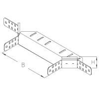 Element odgałęźny korytka, wysokość 60 mm RAA 60-30S | RAA 60-30S El-Puk