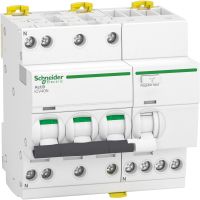 Wyłącznik kombinowany iCV40N-C40-30-AC C 40A 3N-biegunowy 30 mA typ AC | A9DE3740 Schneider Electric