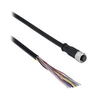 Kabel M12, 12 pinów żeńskich, 20m | XZCP57V12L20 Telemecanique Sensors