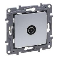 Gniazdo TV (męskie) zakończeniowe 10 DB aluminium, Niloe Selection | 762155 Legrand